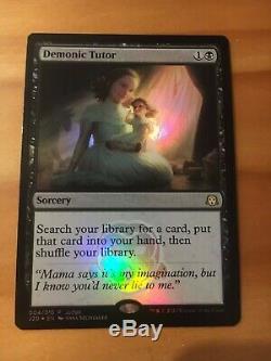 Mtg Judge Promos Demonic Tutor FOIL NM