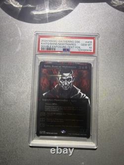 Mtg Kaito Textured Foil Psa 10