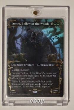 Mtg Lumra, Bellow Of The Woods Mythic Raised Textured Foil Bloomburrow