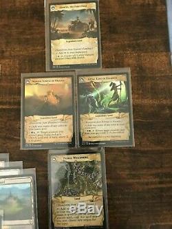 Mtg Magic Investment Lot Of 24 Rare Lands Shock, Fetch, Legendary, Foil