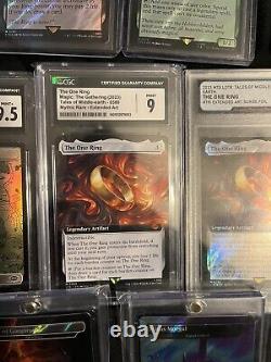 Mtg lord of the rings foil lot CGC DSG