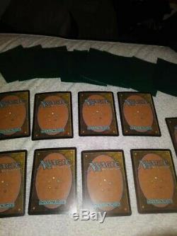 Mtg magic collection lot Of Unhinged Foil Forest NM