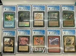 Mtg magic the gathering CGC Graded Unlimited Legends Foil Reserved list