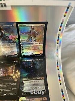 Mtg uncut foil sheet m21 full art extended art mythic varients