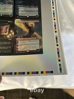 Mtg uncut foil sheet m21 full art extended art mythic varients