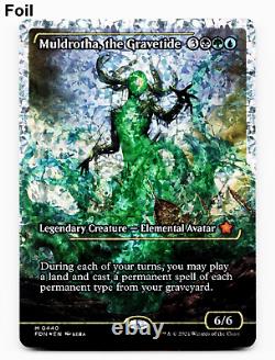 Muldrotha, the Gravetide (Showcase) FRACTURE FOIL Foundations MTG