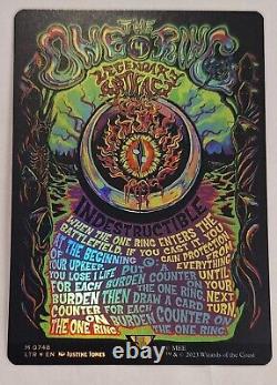 NM The One Ring Poster Foil The Lord of the Rings MTG 748 Magic The Gathering