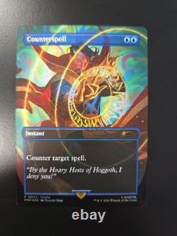 NYCC 2024 Magic The Gathering Counterspell Foil Promo Marvel Doctor Strange MTG