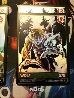 Naruto Tcg/CCG 22 premium foil The Command Zone Game Knights tokens NM
