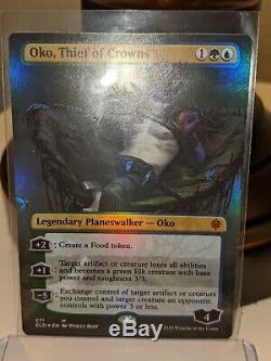 Oko, Thief of Crowns Eng Foil Borderless from Throne of Eldraine MTG