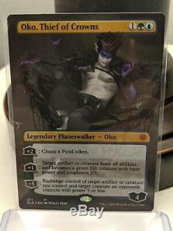 Oko, Thief of Crowns Eng Foil Borderless from Throne of Eldraine MTG