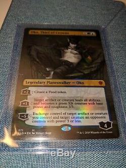 Oko, Thief of Crowns Eng Foil Borderless from Throne of Eldraine MTG