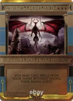 Omniscience #34 Foil (NM) Masterpiece Series Amonkhet Invocations (MPS2) MTG