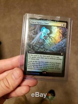Once Upon a Time Extended Art Foil Throne of Eldraine MTG Magic