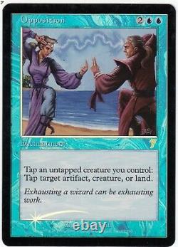 Opposition Seventh Edition Light Play Foil Magic mtg LP