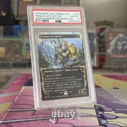 PSA 10 Finneas Ace Archer Raised Foil, Bloomburrow Foil Edition