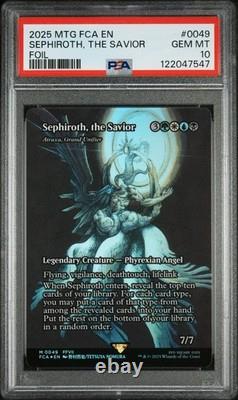 PSA 10 Magic the Gathering Sephiroth, the Savior Showcase Foil Final Fantasy