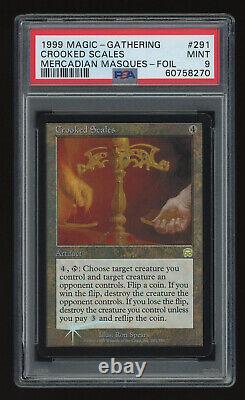 PSA 9 Crooked Scales FOIL Mercadian Masques Magic The Gathering 1999 Star Foil
