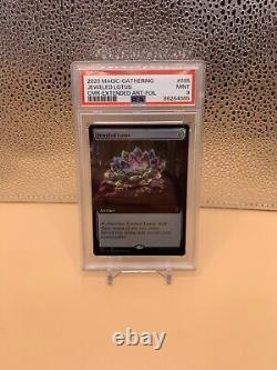 PSA 9 Jeweled Lotus Extended Art Foil Commander Legends Magic The Gathering #695