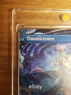 Pack Fresh Omniscience Confetti Foil Wilds Of Eldraine Magic Card MTG Anime