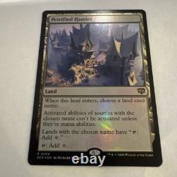 Petrified Hamlet FOIL Rare Magic MtG x1 Secrets of Strixhaven nice Card