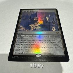 Petrified Hamlet FOIL Rare Magic MtG x1 Secrets of Strixhaven nice Card