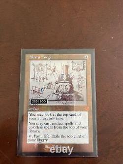 SERIALIZED #359 MTG Magic The Gathering Foil Mystic Forge Schematic