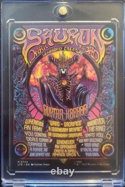 Sauron the Dark Lord (Borderless Poster) Magic the Gathering TCG Regular