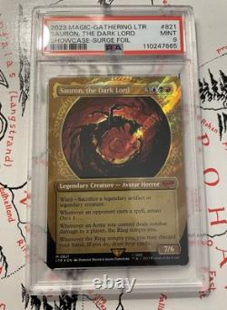 Sauron, the Dark Lord Showcase (SURGE FOIL) MTG LOTR M 0821