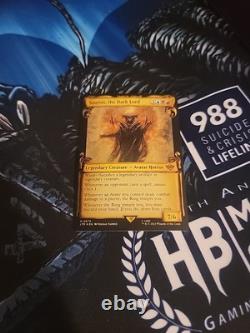 Sauron, the Dark Lord (Showcase Scrolls) LOTR Lightly Played FOIL MTG