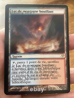 Scalding Tarn MTG Misprint Double Print Make-Ready Zendikar French/English Fetch