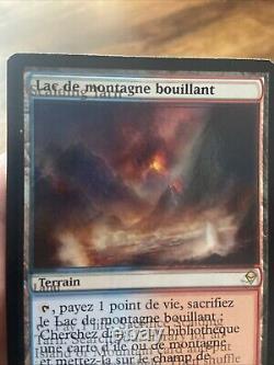 Scalding Tarn MTG Misprint Double Print Make-Ready Zendikar French/English Fetch