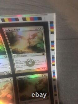 Scars of mirrodin foil uncut rare promo sheet mtg