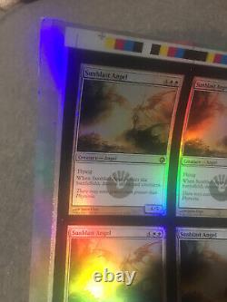 Scars of mirrodin foil uncut rare promo sheet mtg