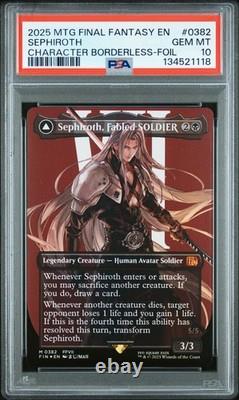 Sephiroth Magic The Gathering Final Fantasy NM PSA 10