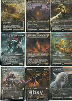 Set of 18 Ikoria Godzilla FOIL EXTENDED ART AND JP EXCLUSIVES! SGE