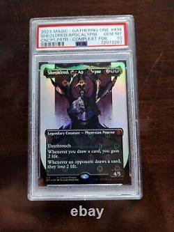 Sheoldred the Apocalypse Borderless Concept Preators Step and Compleat PSA 10