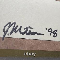 Signed Sketch creature Proof Card Artist John Matson Dated 1998 MTG Magic VF