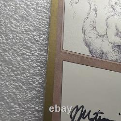 Signed Sketch creature Proof Card Artist John Matson Dated 1998 MTG Magic VF