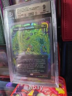 Slime Against Humanity (7077) Secret Lair Drop Foil Graded Beckett 9 Mint