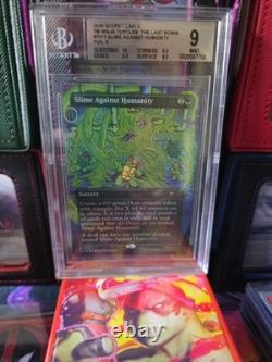 Slime Against Humanity (7077) Secret Lair Drop Foil Graded Beckett 9 Mint