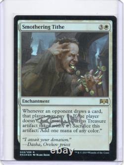 Smothering Tithe Foil Signed Sketched Artist Proof MTG RARE