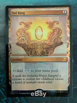 Sol Ring Foil Masterpiece Invention Mtg Magic the Gathering