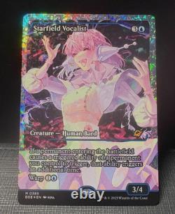 Starfield Vocalist (Showcase) (Fracture Foil) Edge of Eternities #0385