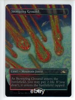 Stomping Ground (Borderless) (Galaxy Foil) Unfinity 531 GFOIL NM MTG