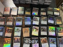Super Huge Mega Lot of 4,000 MTG FOILS only ALL FOIL NM/SP Bulk English