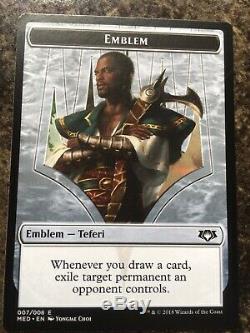 Teferi, Hero of Dominaria Mythic Edition Foil with one Emblem Mint Cond. MTG