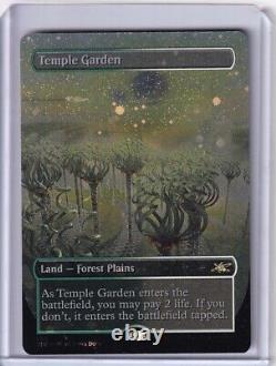 Temple Garden (Galaxy Foil Borderless) Unfinity Magic the Gathering