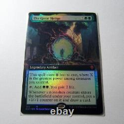 The Great Henge Throne of Eldraine Extended Art Borderless Foil MTG Card