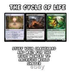 The Necrobloom Custom Commander Deck Ready-to-play Landfall EDH MTG